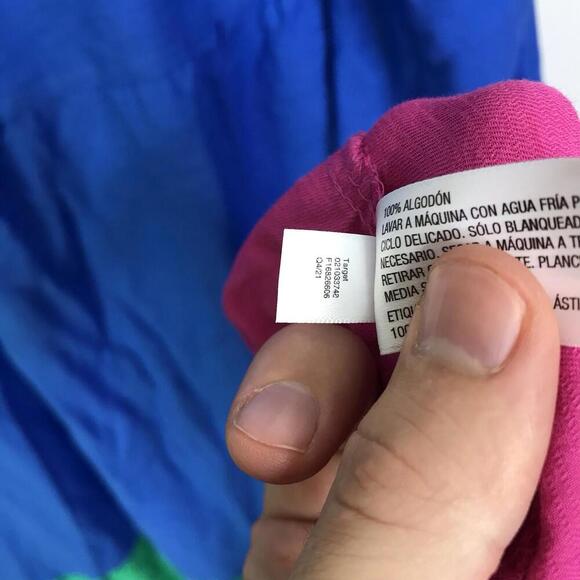 Ava Viv Dress Womens 1X Colorblock Colorful Pockets Cotton New Sundress - Picture 10 of 11